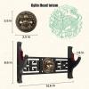 Ekkhysis Kylin Sword Wall Mount 1-Tier Velvet Padded Hook Katana Holder Display Hanger for Tanto Samurai Sword,Rapier Lightsaber,Cosplay Blade Tanjirou Demon Slayer Weapon Stand view 2
