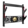 Ekkhysis Loong Sword Wall Mount 2-Tier Velvet Padded Hook Katana Holder Display Hanger for Tanto Samurai Sword,Rapier Lightsaber,Cosplay Blade Tanjirou Demon Slayer Weapon Stand view 1