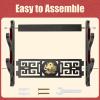 Ekkhysis Loong Sword Wall Mount 2-Tier Velvet Padded Hook Katana Holder Display Hanger for Tanto Samurai Sword,Rapier Lightsaber,Cosplay Blade Tanjirou Demon Slayer Weapon Stand view 4