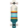 Ocean Pacific Swell Drop Through Complete Skateboard -9x36 White/Teal view 1