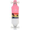 Ocean Pacific Sunset Drop Through Longboard Complete Skateboard -9.5x39 Pink/White view 1