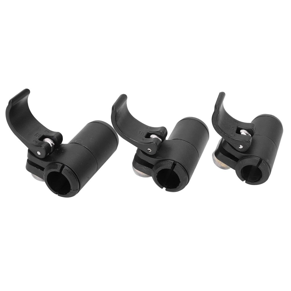 01 02 015 Walking Pole Flip Lock, Climbing Stick Lock Quick Locking Tools 3pcs 14 16 18mm Stick Lock Replacement Portable for Mountaineering/Hiking/Walking