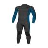 O'Neill Ninja Youth 4/3mm Chest Zip Full Wetsuit 12 Black/Ultra Blue/Dayglo view 1