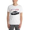 2021 Blade Silver Metallic C8 'Vette Owner Graphic T-Shirt | Car Enthusiast Gift view 2