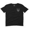 0433. White Demon Hannya Graphic Traditional Japanese Till Death Society Anime for Men T Shirt (Black 2X-Large) view 1