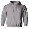 0433. White Demon Hannya Graphic Traditional Japanese Till Death Society Anime Sweatshirt Pullover Hoodie (Light Gray, Small) view 1