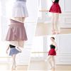 Daydance Women Ballet Skirts Adult Sheer Chiffon Over Scarf for Dancing Light Brown view 4