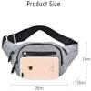 Dongng Waterproof Waist Bag Man Fanny Pack for Women Casual Large Capacity Outdoor Sports Chest Bag Multifunctional Pocket view 2