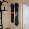 Ski/ Snowboard Storage Rack, Snowboard Display Rack, Wall Mount Storage Organizers, Floating Hanger Rack - Invisible Design - Hold 2 Snowboard - Screws and washer Included - Protect Snow Board view 3