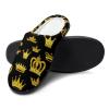 BAIKUTOUAN Classic Crown of King Men's Cotton Slippers Warm Winter House Shoes for Home Travel Spa Hotel 11-1244-45 view 2