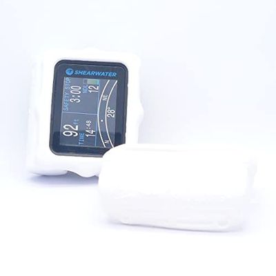 SKULL FISH Soft Protection Cover for Shearwater Research Perdix/Perdix 2 / Perdix-AI Dive Computer(White)