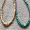 120pcs Lapis Lazulie --Blue Cream White Turquoise Stone 4mm Star Carved Loose Bead for Jewelry Making 16inch (White) view 3