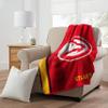 Northwest NBA Polyester Sherpa Throw Blanket 50X60 inch, Atlanta Hawks view 1