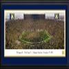 Michigan Wolverines Football - 44x18-inch Double Mat, Deluxe Framed Picture by Blakeway Panoramas view 1