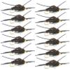 The Fly Fishing Place Bead Head Nymph Fly Fishing Flies - Kaufmann's Black Stone Fly with Rubber Legs - Stonefly Wet Fly - 12 Flies Hook Size 8 view 1