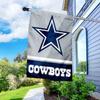 Cowboys Banner House Flag and 5 Foot Flagpole Set view 4