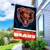 Bears Banner House Flag and 5 Foot Flagpole Set view 4
