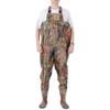 Chest Waders Camo PVC Waterproof Hunting & Fishing Bibs Suit for Men & Women with Boots, Seam Sealed Bootfoot (Color : Natural, Size : US8.5-9/EU41/UK7.5-8) view 1