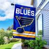 Blues Banner House Flag and 5 Foot Flagpole Set view 4