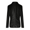 5665 Women's Long Sleeve Velvet Jacket Vintage Blazer Suit Open Front Cardigan Trench Coat with Pockets Outerwear view 4