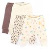 hipzoo ecofriendly Baby Unisex Organic Cotton Baby Infant Jogger Pants (Brown, 6 Month) view 1