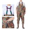 Chest Waders Camo PVC Waterproof Hunting & Fishing Bibs Suit for Men & Women with Boots, Seam Sealed Bootfoot (Color : Natural, Size : US10/EU43/UK9) view 2