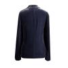 5665 Women's Long Sleeve Velvet Vintage Shirt Blazer Jacket Suit Button Down Trench Coat with Pockets Outerwear, view 3