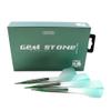 CUESOUL Green GEM Stone 19g Soft Tip 90% Tungsten Darts with Uniformity Titanium Coated and ROST Flights Gradient Color view 1