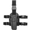 1911 Drop Leg Holster, Level II Tactical Thign Holster Fits Colt 1911/ Elite Force 1911/ Kimber 1911/ Springfield 1911 and Most 1911 Full Size 5'' No Rail, Adjustable, Right Hand Black view 1