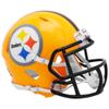 Riddell Pittsburgh Steelers Gold Throwback Speed Mini Helmet view 1