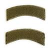 Almost SGT Puerto Rico Cono & PUNETA Tab Patches 2PCS - Funny Tactical Military Morale Embroidered Patch Hook Fastener Backing view 2