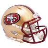 Riddell San Francisco 49ers 1996-2008 Throwback Speed Mini Helmet view 1
