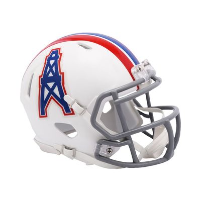 Riddell Oilers 1975 to 1980 Throwback Revolution Speed Mini Football Helmet