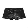 TiaoBug Kids Girls Shiny Metallic Ballet Dance Shorts High Waist Sequins Boycut Shorts Athletic Gymnastics Short Black 6-7 Years view 4