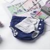 Yeahdor Baby Boys Girls Reusable Swim Diaper Washable Adjustable Swimming Shorts Trunks Underwear Navy Blue 9-12 Months view 4