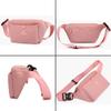 Fanny Bag Nylon Chest Bag Shoulder Bag Messenger Bag Wallet Outdoor Sports Cycling Bag for Men&Women-Red view 4