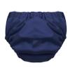 ACSUSS Reusable Swim Diapers for Girl Boy Adjustable for Swimming Lesson & Baby Shower Gifts Navy Blue 12-18 Months view 3