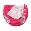 Yeahdor Baby Boys Girls Reusable Swim Diaper Washable Adjustable Swimming Shorts Trunks Underwear Hot Pink 18-24 Months view 2