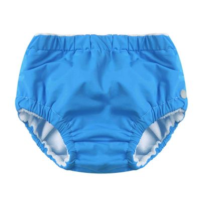QinCiao Baby Boys Girls Reusable Swim Diaper Rash Guard Swimming Diapers Swimwear Pants Blue 6-9 Months