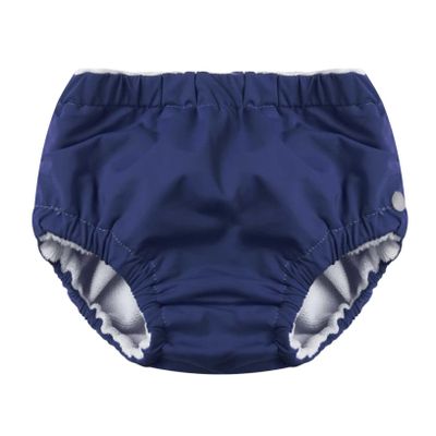 Yeahdor Baby Boys Girls Reusable Swim Diaper Washable Adjustable Swimming Shorts Trunks Underwear Navy Blue 18-24 Months