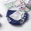 iiniim Baby Boys Girls Reusable Swim Diapers Washable Pool Swimming Diapers Swimwear Pants Navy Blue 6-9 Months view 4