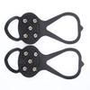 YINWUJIA Non Slip Gripper Spike, 1Pair 5 Teeth Heel Claw Winter Crampons Spike Ice Snow Shoe Grip Spike Anti-Slip Climbing Shoes Spike Cleats Outdoor Accessories view 2