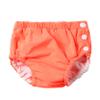 Yartina Baby Reusable Swim Diaper for Boys Girls Washable Adjustable Diaper Covers Bloomer Swimsuit Orange 9-12 Months view 1