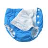 Yartina Baby Reusable Swim Diaper for Boys Girls Washable Adjustable Diaper Covers Bloomer Swimsuit Blue 12-18 Months view 3