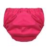 ACSUSS Reusable Swim Diapers for Girl Boy Adjustable for Swimming Lesson & Baby Shower Gifts Hot Pink 9-12 Months view 3