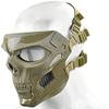 PJ Tactical Protective Helmet and Skull Mask Set, with Adjustable Full-Face Protective Mask Suitable for Such As Paintball Shooting, CS Games, Costume Parties Fast Helmet view 4