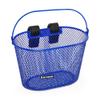 ANZOME Kids Bike Basket, Bicycle Basket for Boy and Girl, Waterproof Metal Wire Children's Bicycle Basket, Suitable for Most Children's Bicycles and Kids Tricycles (Royal Blue) view 1