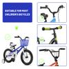 ANZOME Kids Bike Basket, Bicycle Basket for Boy and Girl, Waterproof Metal Wire Children's Bicycle Basket, Suitable for Most Children's Bicycles and Kids Tricycles (Royal Blue) view 4