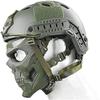 PJ Tactical Protective Helmet and Skull Mask Set, with Adjustable Full-Face Protective Mask Suitable for Such As Paintball Shooting, CS Games, Costume Parties Fast Helmet view 2