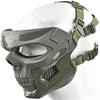 PJ Tactical Protective Helmet and Skull Mask Set, with Adjustable Full-Face Protective Mask Suitable for Such As Paintball Shooting, CS Games, Costume Parties Fast Helmet view 3